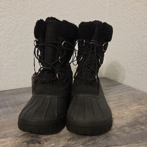 Women's Black Winter Boots